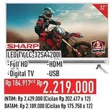 Promo Harga Sharp LC-32SA4200i | LED TV  - Hypermart