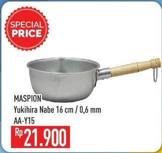 Promo Harga MASPION Yukihira Nabe 16 Cm  - Hypermart