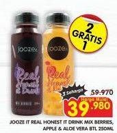 Promo Harga Jooze It Real Honest It Drink Mix Berries, Apple Aloe Vera 250 ml - Superindo
