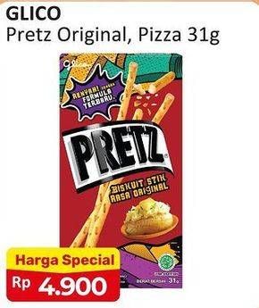 Promo Harga Glico Pretz Stick Original, Pizza 31 gr - Alfamart