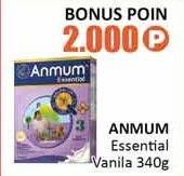 Promo Harga ANMUM Essential 3 Vanilla 340 gr - Alfamidi