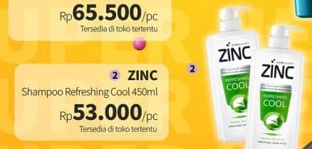 Promo Harga Zinc Shampoo Refreshing Cool 450 ml - Guardian