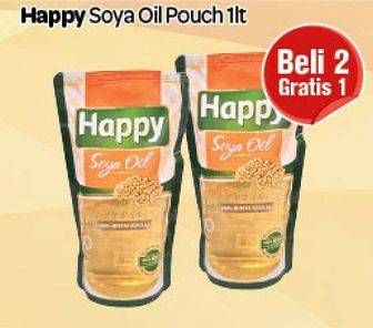 Promo Harga HAPPY Soya Oil 1 ltr - Carrefour