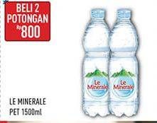 Promo Harga Le Minerale Air Mineral 1500 ml - Hypermart
