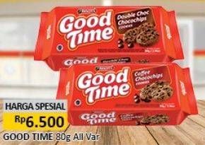Promo Harga GOOD TIME Cookies Chocochips All Variants 80 gr - Alfamart
