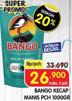 Promo Harga Bango Kecap Manis 1000 gr - Superindo