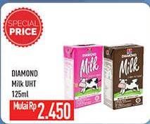 Promo Harga DIAMOND Milk UHT 125 ml - Hypermart