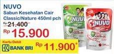 Promo Harga NUVO Body Wash Classic, Nature 450 ml - Indomaret