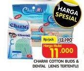 Promo Harga CHARMI Cotton Buds / Dental Floss Jenis Tertentu  - Superindo
