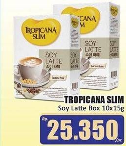 Promo Harga Tropicana Slim Soy Latte per 10 pcs 15 gr - Hari Hari