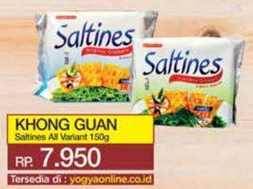 Promo Harga Khong Guan Saltines Crackers All Variants 150 gr - Yogya