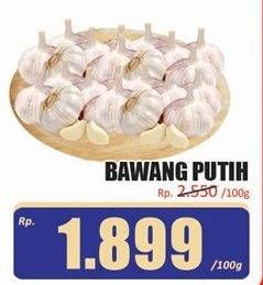 Promo Harga Bawang Putih per 100 gr - Hari Hari