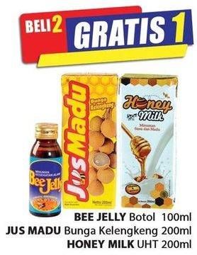 Promo Harga Bee Jelly / Jus Madu Nusantara / Honey Milk  - Hari Hari