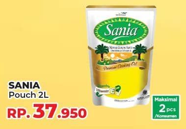 Promo Harga Sania Minyak Goreng 2000 ml - Yogya