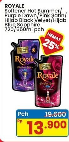 Promo Harga So Klin Royale Parfum Collection Hot Summer, Purple Dawn, Pink Satin, Black Velvet, Blue Sapphire 650 ml - Indomaret