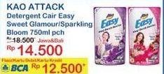 Promo Harga ATTACK Easy Detergent Liquid Sparkling Blooming, Sweet Glamour 750 ml - Indomaret