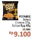 Promo Harga Potabee Snack Potato Chips Salted Egg, Melted Cheese 57 gr - Alfamidi