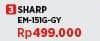 Sharp Blender EM-151G-GY  Harga Promo Rp499.000