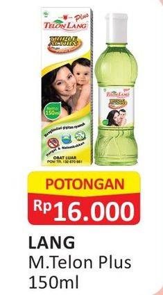 Promo Harga CAP LANG Minyak Telon Lang Plus 150 ml - Alfamart