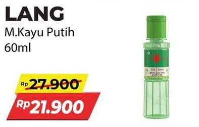 Promo Harga Cap Lang Minyak Kayu Putih 60 ml - Alfamart