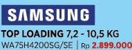Promo Harga Samsung WA75H4200SG/SE | Washing Machine Top Loading 7.5kg  - COURTS