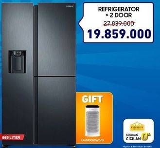 Promo Harga Samsung RS61R5001M9 | Refrigerator Side By Side  - Electronic City