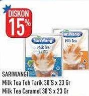 Promo Harga Sariwangi Milk Tea Caramel, Teh Tarik 30 pcs - Hypermart