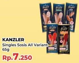Promo Harga Kanzler Sosis Single All Variants 65 gr - Yogya