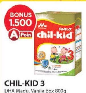 Promo Harga MORINAGA Chil Kid Gold Madu, Vanila 800 gr - Alfamart