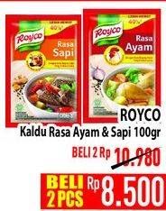 Promo Harga ROYCO Penyedap Rasa Ayam, Sapi 100 gr - Hypermart