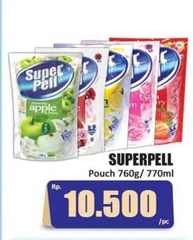 Promo Harga Super Pell Pembersih Lantai 770 ml - Hari Hari