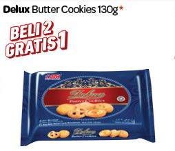 Promo Harga ASIA Delux Butter Cookies 130 gr - Carrefour