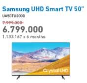 Promo Harga SAMSUNG UA50TU8000 | UHD Smart TV 50"  - Electronic City