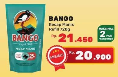 Promo Harga Bango Kecap Manis 550 ml - Yogya
