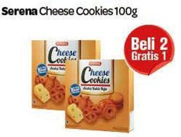 Promo Harga SERENA Cheese Cookies 100 gr - Carrefour