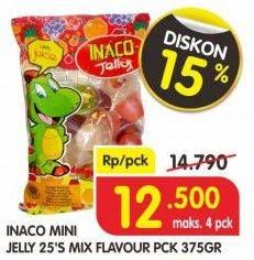Promo Harga INACO Mini Jelly Mix Flavor 25 pcs - Superindo