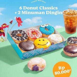 Promo Harga Dunkin Donut Paket 6  - Dunkin Donuts