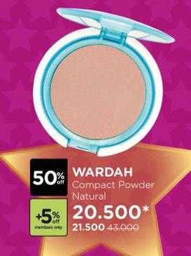 Promo Harga WARDAH Luminous Compact Powder  - Watsons