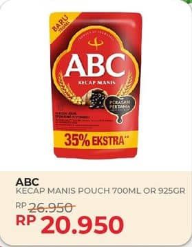 Promo Harga ABC Kecap Manis 700 ml - Yogya