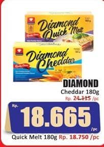 Promo Harga Diamond Keju Cheddar 180 gr - Hari Hari