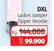Promo Harga DXL Ladies Jumper Zipper Hoodie  - Lotte Grosir