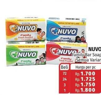 Promo Harga NUVO Family Bar Soap All Variants  - Lotte Grosir