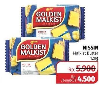 Promo Harga NISSIN Golden Malkist Butter 120 gr - Lotte Grosir