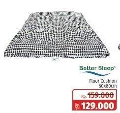 Promo Harga BETTER SLEEP Floor Cushion 80 X 80 Cm  - Lotte Grosir