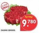 Promo Harga Daging Sengkel (Shankle) per 100 gr - Superindo