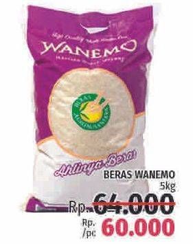 Promo Harga Wanemo Beras 5 kg - LotteMart