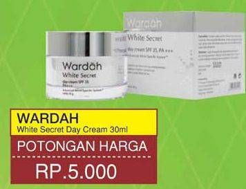 Promo Harga WARDAH White Secret Day Cream 17 ml - Yogya