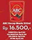 Promo Harga ABC Kecap Manis 520 ml - Hypermart