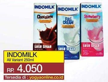 Promo Harga INDOMILK Susu UHT 250 ml - Yogya