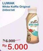 Promo Harga Luwak White Koffie Ready To Drink Original 240 ml - Indomaret